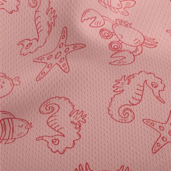 Exquisite And Simple Marine An Athletic Mesh Flat Back