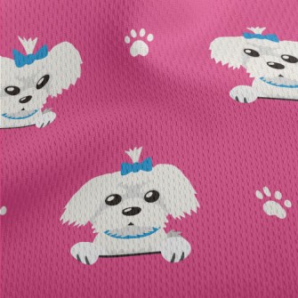 The Lovable Maltese Athletic Mesh Flat Back