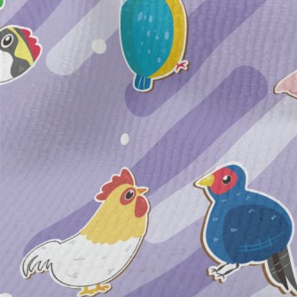 Cute And Cute Birds Terry