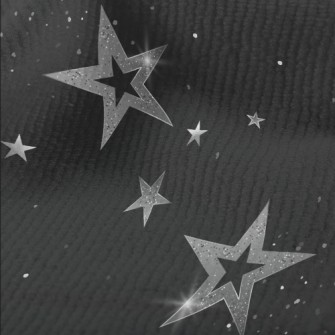 Silver Shining Stars Terry