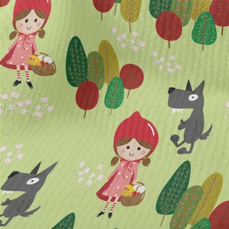Cute Fairy Tale Little Red Rid Terry