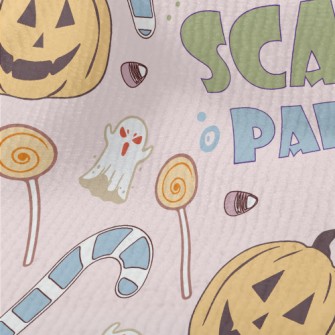 Scary Cute Halloween Pattern Terry