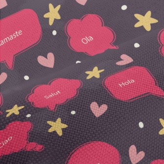 Full Of Love And Dialog Text Performance Linen