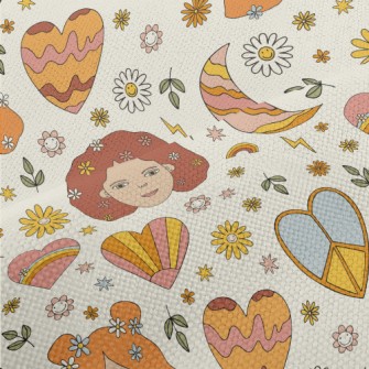 American Realistic Female Head Performance Linen