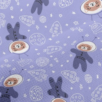 Cat Floating In Space Performance Linen