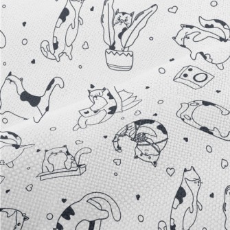 Simple Cute Cats Performance Linen
