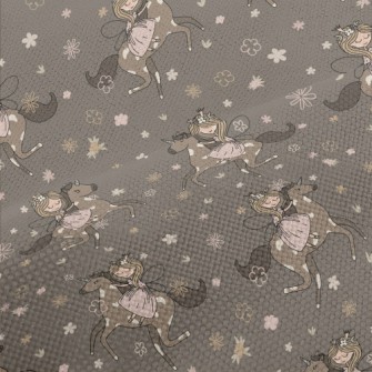 Little Fairy Riding A Unicorn Performance Linen