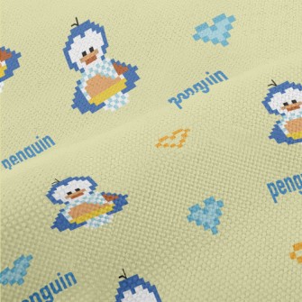 Pixel Style Penguin Performance Linen