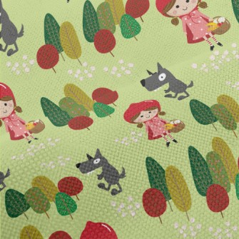 Cute Fairy Tale Little Red Rid Performance Linen