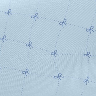 Water Blue Diamond Lattice Wit Twill