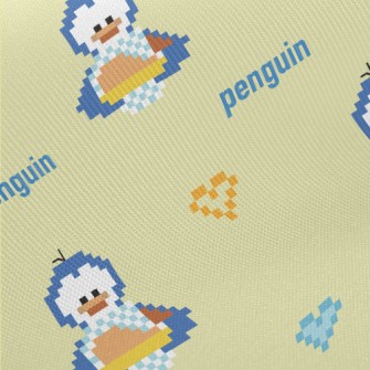 Pixel Style Penguin Twill