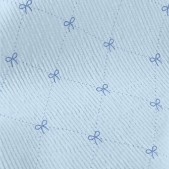 Water Blue Diamond Lattice Wit Standard Corduroy
