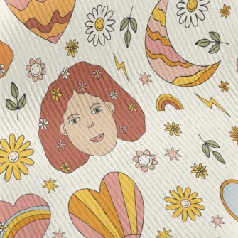 American Realistic Female Head Standard Corduroy