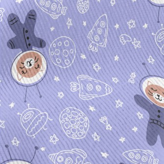 Cat Floating In Space Standard Corduroy