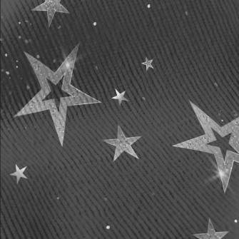 Silver Shining Stars Standard Corduroy