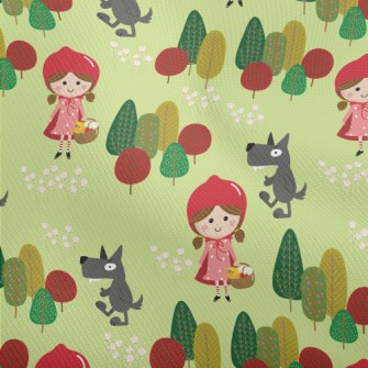 Cute Fairy Tale Little Red Rid Dobby