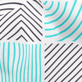 Linear Abstract Lattice Graphi Micro Fleece