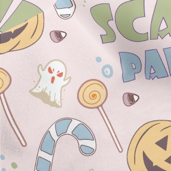 Scary Cute Halloween Pattern Micro Fleece