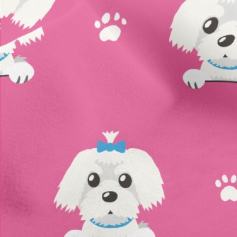 The Lovable Maltese Micro Fleece