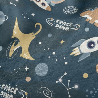Dinosaurs Floating In The Beau Minky