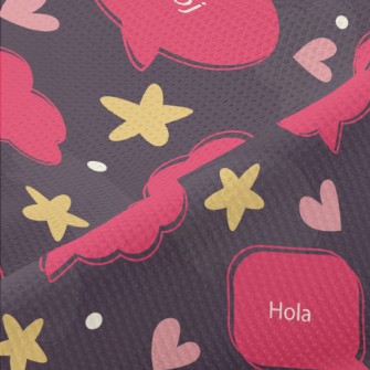 Full Of Love And Dialog Text Piqué