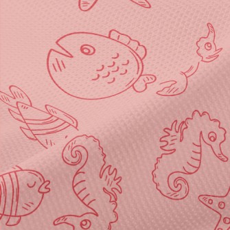 Exquisite And Simple Marine An Piqué