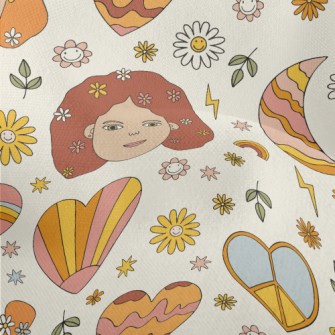 American Realistic Female Head Lightweight Performance Linen