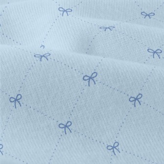 Water Blue Diamond Lattice Wit Modern Jersey