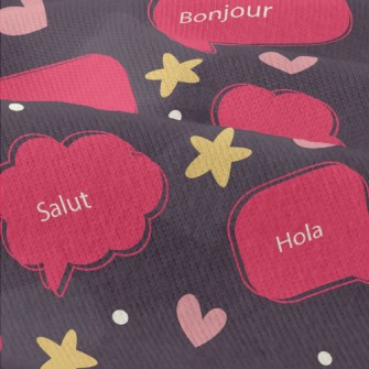 Full Of Love And Dialog Text Modern Jersey
