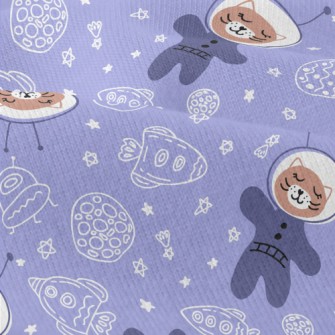 Cat Floating In Space Modern Jersey
