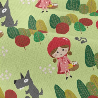 Cute Fairy Tale Little Red Rid Modern Jersey