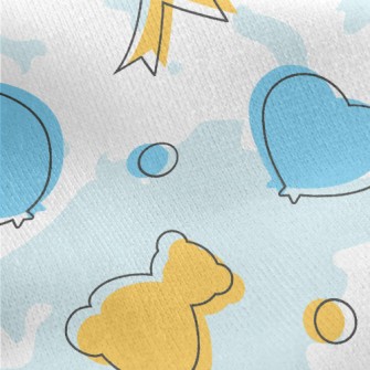 Simple And Elegant Pattern Jersey Backed Fleece