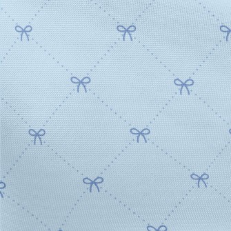 Water Blue Diamond Lattice Wit Pongee