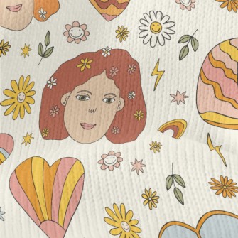 American Realistic Female Head Stretch Jersey