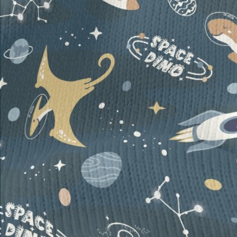 Dinosaurs Floating In The Beau Stretch Jersey