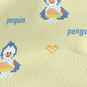 Pixel Style Penguin Stretch Jersey