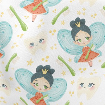 Beautiful And Healthy Tooth Fa Lightweight Cotton Poplin