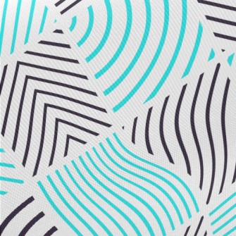 Linear Abstract Lattice Graphi Midweight Cotton Poplin