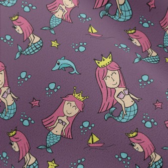The Mermaid Princess Swimming  Chiffon