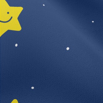 Cute Glowing Little Stars Chiffon