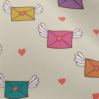 Love Envelope With Wings Sprea Chiffon