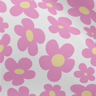 Huge Pink Flowers Chiffon