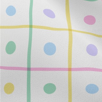 Colorful Polka Dot Pattern Chiffon