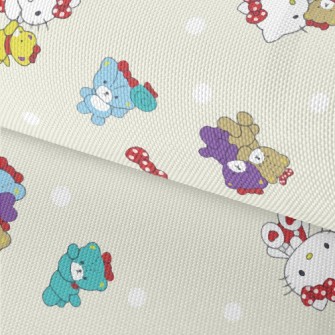 Cute And Beautiful Kitty Cat Waterproof Oxford