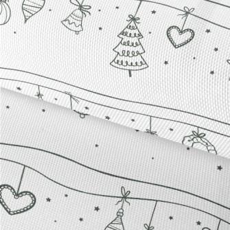 Christmas Pattern With Simple  Waterproof Oxford