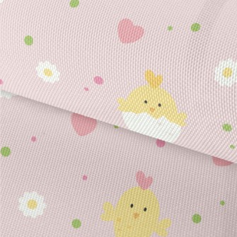 Cute Round Little Chicken Waterproof Oxford