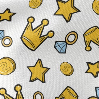 Bright Golden Crown Waterproof Canvas