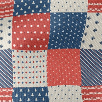 Complex Colored Grid Waterproof Canvas
