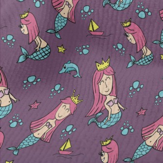 The Mermaid Princess Swimming  Terry