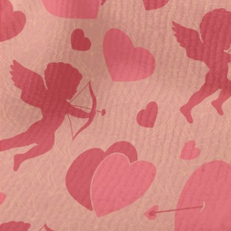 Pink Silhouette Of Love Angel Terry